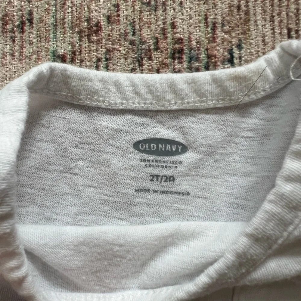 Old Navy Kids' White Short Sleeve Tee